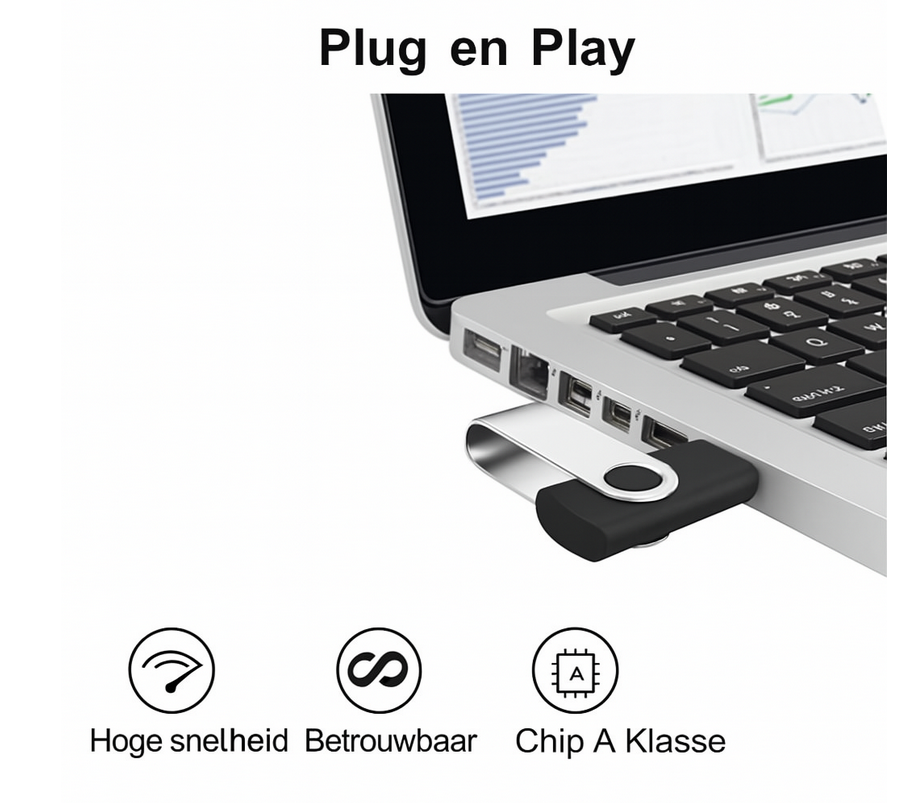 USB Geheugenstick 256 GB voor alle apparaten