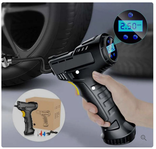 Bilaxo™ Draadloze bandenpomp - Max 10 Bar - Voor Auto-Fiets-Motor en Scooter