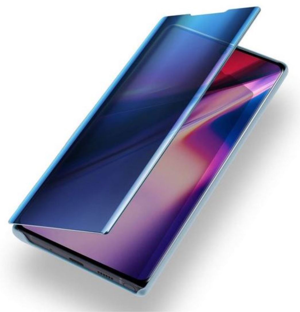 Galaxy Note 10 Clear View Cover Hoesje - Blauw