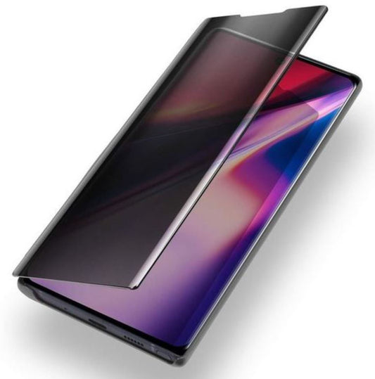 Galaxy Note 10 Clear View Cover Hoesje - Zwart