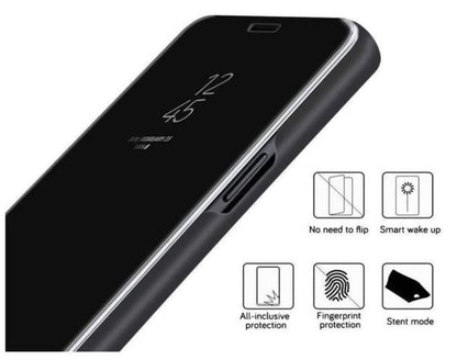 Galaxy Note 10 Clear View Cover Hoesje - Zwart