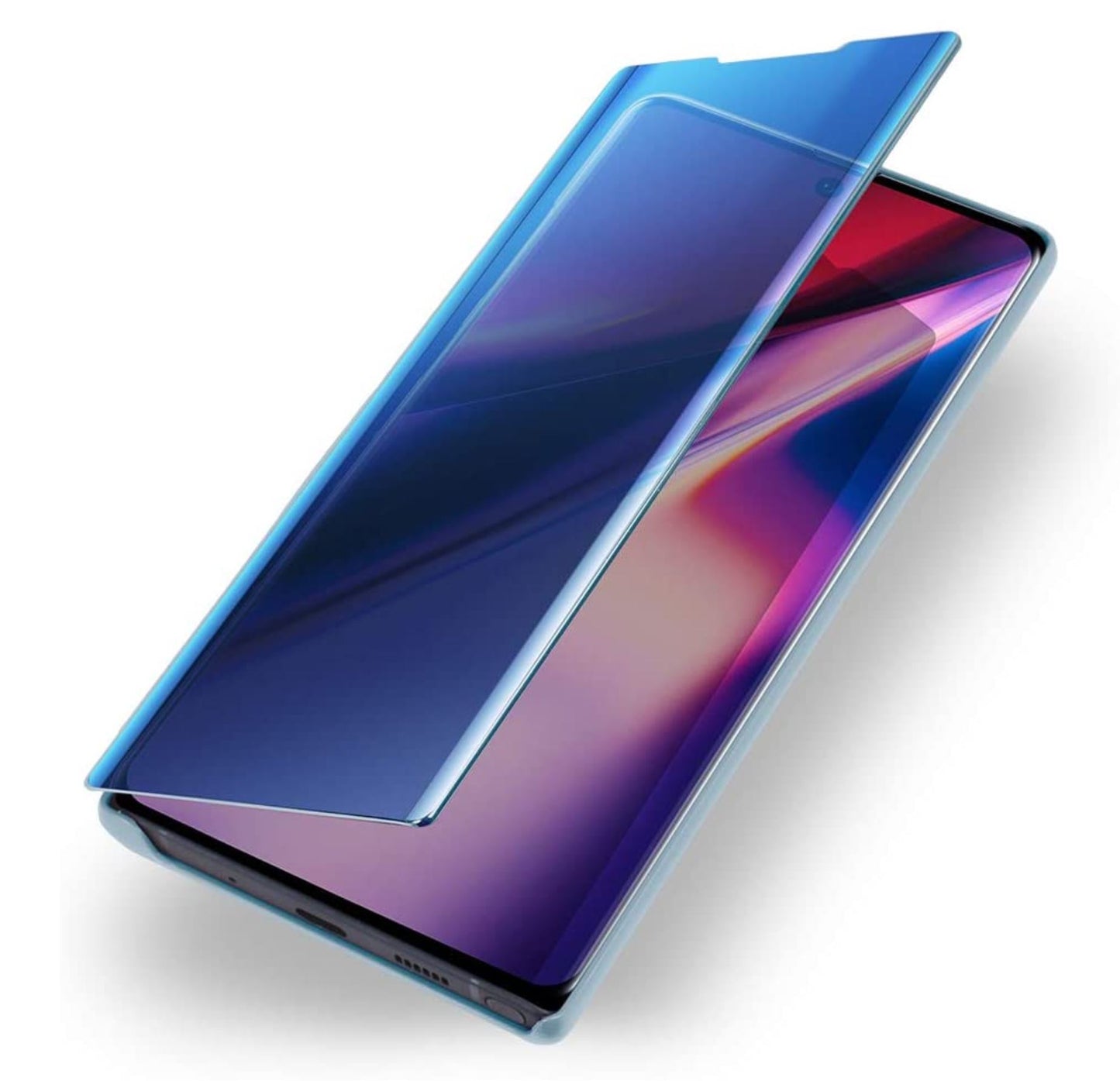 Galaxy Note 20 Plus Clear View Cover Hoesje - Blauw