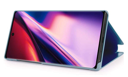 Galaxy Note 20 Plus Clear View Cover Hoesje - Blauw