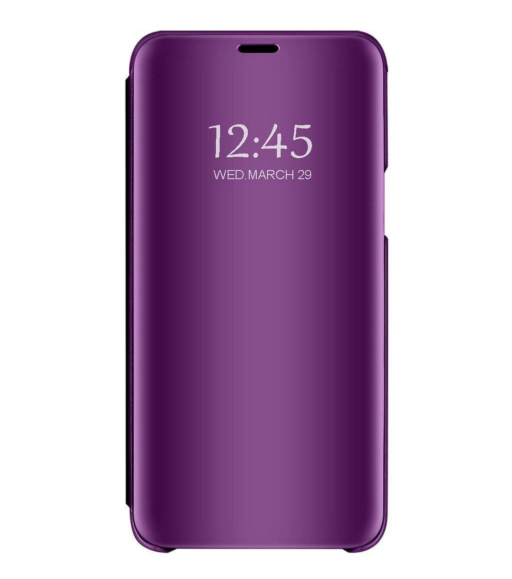 Galaxy S10 Clear View Cover Hoesje - Paars