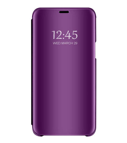 Galaxy S10 Clear View Cover Hoesje - Paars