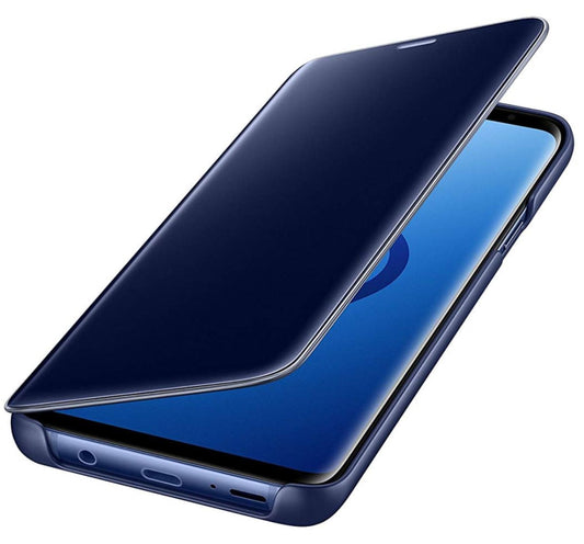 Galaxy S9 Plus Clear View Cover Hoesje - Blauw