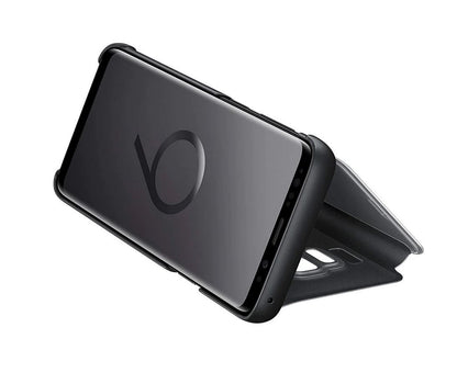 Galaxy S9 Plus Clear View Cover Hoesje - Zwart