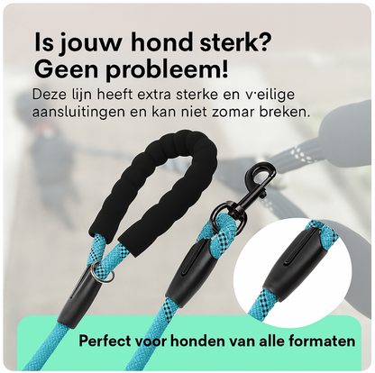 Hondenriem 3 Meter voor grote en kleine honden - Reflecterende Looplijn