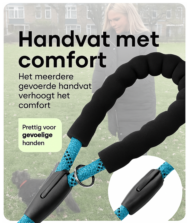 Hondenriem 3 Meter voor grote en kleine honden - Reflecterende Looplijn
