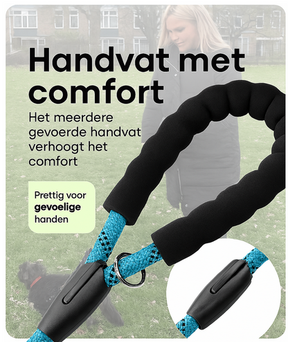 Hondenriem 3 Meter voor grote en kleine honden - Reflecterende Looplijn